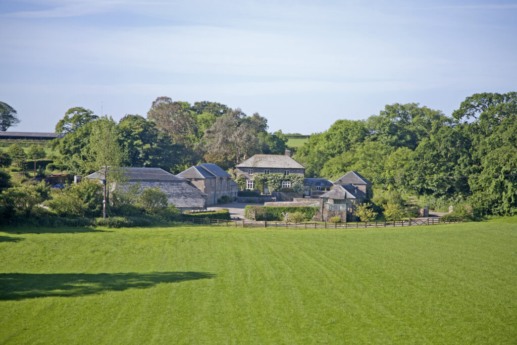 view of coomeshead farm from a distance