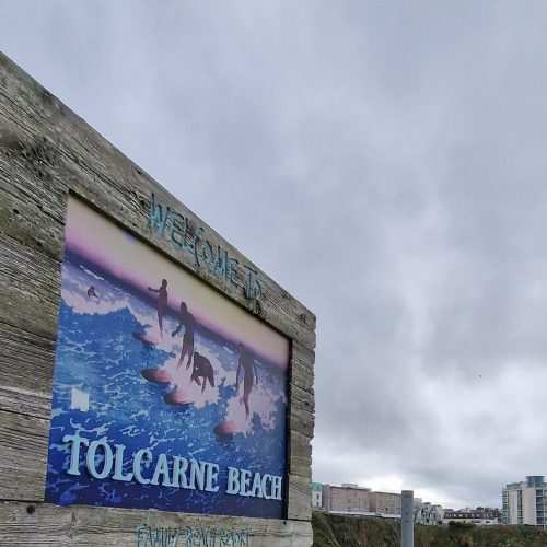 Tolcarne Beach Village Sign